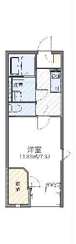 レオネクストソフィア(1K/2階)の間取り写真