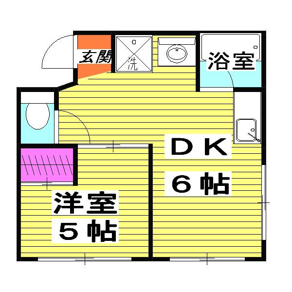 ミュトス(1DK/3階)の間取り写真