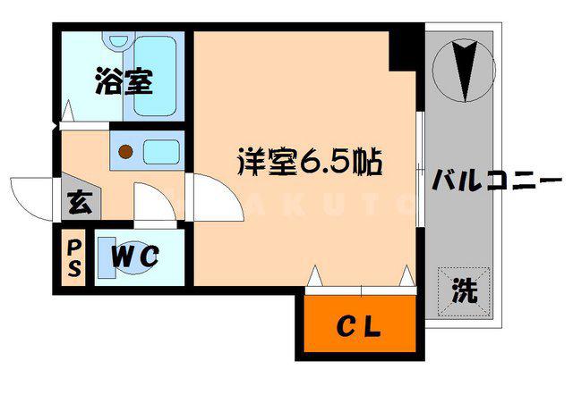 藤マンションⅡ(1K/4階)の間取り写真
