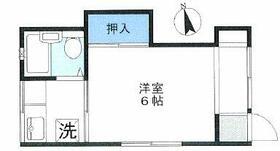 サングリーン(1K/1階)の間取り写真