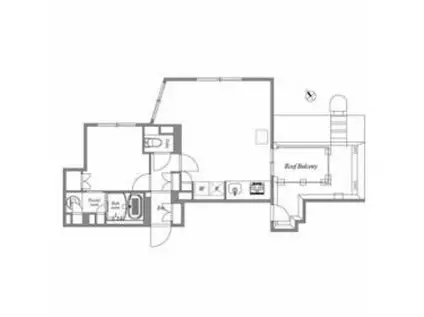 ASTILE用賀Ⅱ(1LDK/5階)の間取り写真
