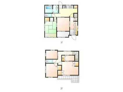 東海道本線 藤枝駅 徒歩18分 2階建 築18年(5DK)の間取り写真