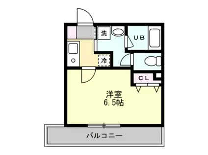 T&FレジデンスⅩ(1K/1階)の間取り写真