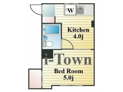 東部練馬IMAハウス(1K/4階)の間取り写真