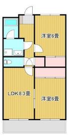 フローレンス門神(2LDK/3階)の間取り写真