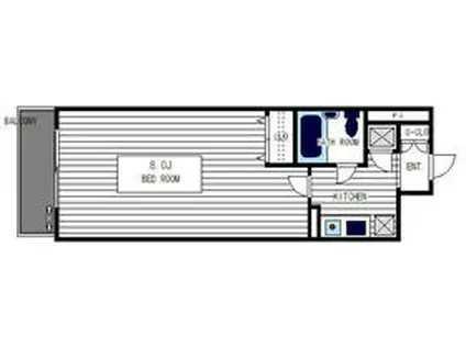 アドリーム横浜初音(1K/8階)の間取り写真