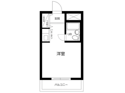 日興パレス池袋PART2(ワンルーム/2階)の間取り写真