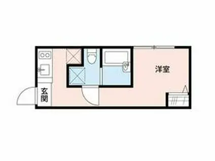 RABBIT HUTCH Ⅱ (1K/1階)の間取り写真