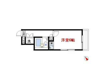 ストーク東池袋(ワンルーム/7階)の間取り写真