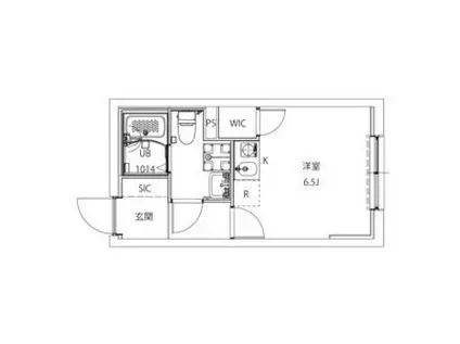 AXIA CITY大山(ワンルーム/3階)の間取り写真