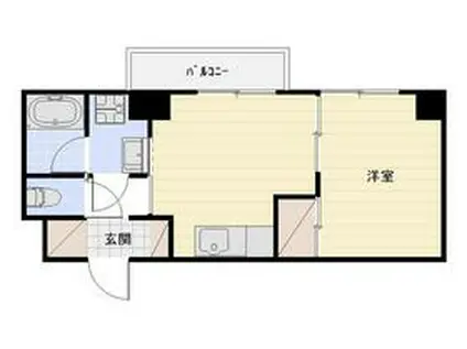 IS常盤(1DK/2階)の間取り写真