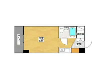 サンアベニュー小幡(1K/1階)の間取り写真