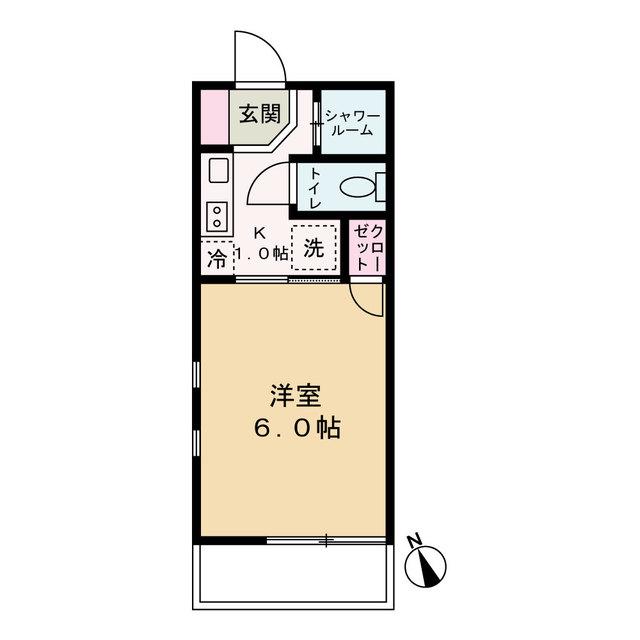 PETITE MAISON(1K/2階)の間取り写真