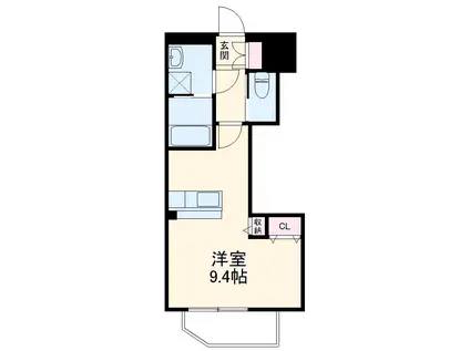 エヌズパーク南橋本(ワンルーム/2階)の間取り写真