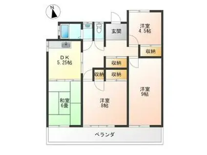 PFC HOME BUILDER(4DK/2階)の間取り写真