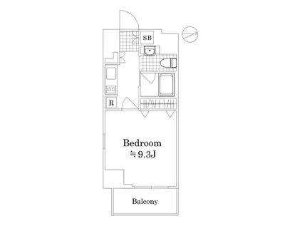 ロイズスクエア東陽町(1K/4階)の間取り写真