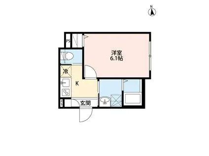 ROBOT HOME 穴守稲荷(1K/3階)の間取り写真