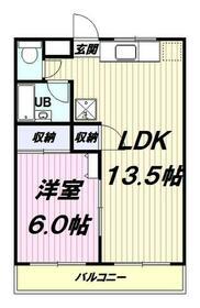 MAISON OLIVEⅡ(1LDK/1階)の間取り写真