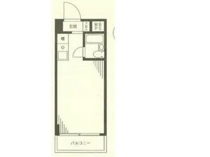 ライオンズマンションヨコハマ戸部(ワンルーム/3階)の間取り写真