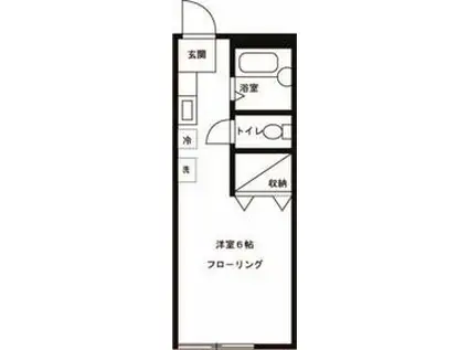 AMENITY天沼(1K/1階)の間取り写真