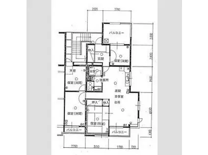 リバーサイド石澄(4LDK/3階)の間取り写真