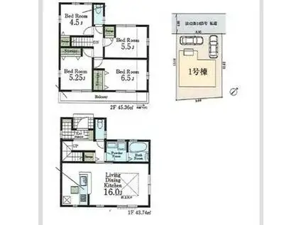 西武鉄道新宿線 田無駅 徒歩26分 2階建 築1年(4LDK)の間取り写真
