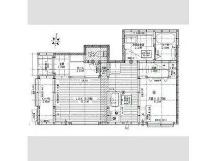 リーブルファイン新舞子2号館(1LDK/1階)の間取り写真