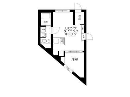 グランメゾン目黒(1LDK/2階)の間取り写真
