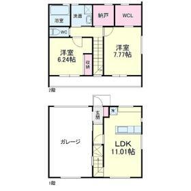 M&Y78 A(エムアンドワイ78エー)(2SLDK)の間取り写真