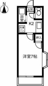野村グリーンヴィレッジE(1K/2階)の間取り写真