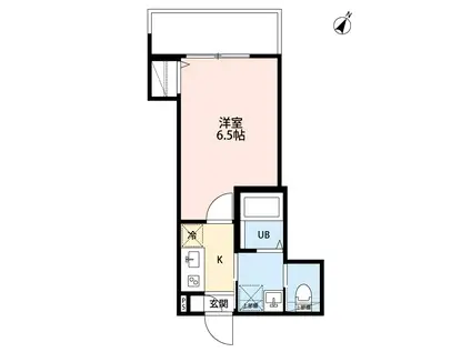 ROBOT HOME 東所沢Ⅳ(1K/1階)の間取り写真