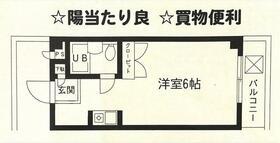 大成ビル(1K/2階)の間取り写真