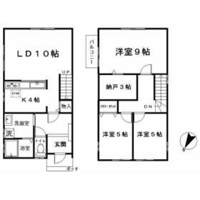 レインボーヒルズ(3LDK)の間取り写真