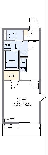 レオネクスト園(1K/2階)の間取り写真