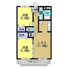 LM.FACTORYⅢ(2LDK/2階)の間取り写真