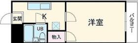 スターリット港南中央(1K/2階)の間取り写真