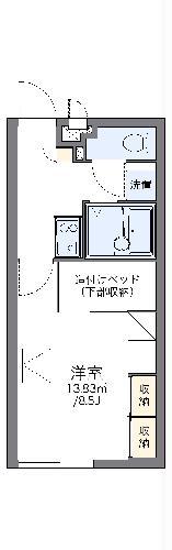 レオパレスTOMO(1K/2階)の間取り写真