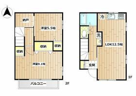 テラスSKY(2SLDK)の間取り写真
