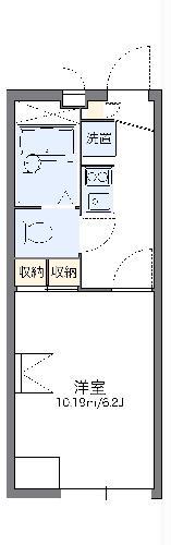 レオパレスK2(1K/2階)の間取り写真