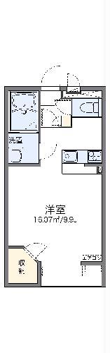 レオネクストエル(1K/2階)の間取り写真