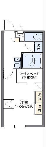 レオパレスミズホ(1K/2階)の間取り写真