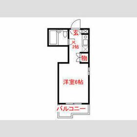 メゾン田園調布イースト(1K/4階)の間取り写真