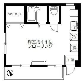 SANGI-Ⅳ(ワンルーム/1階)の間取り写真