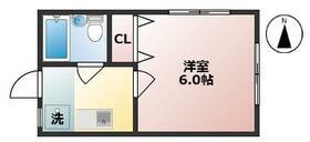 メゾン・シラカワ(1K/1階)の間取り写真