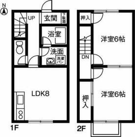 DUPLEX 国王30A(2LDK)の間取り写真