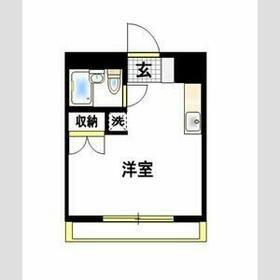 東五所MAIO(ワンルーム/1階)の間取り写真