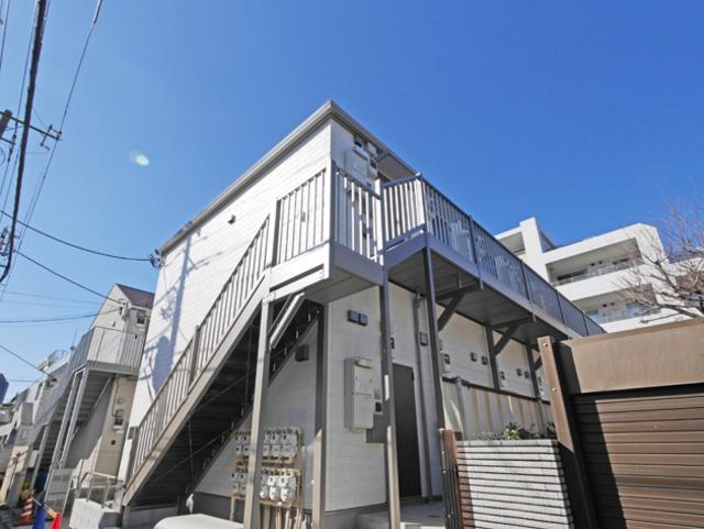 プチハウス2(1K/2階)の外観写真