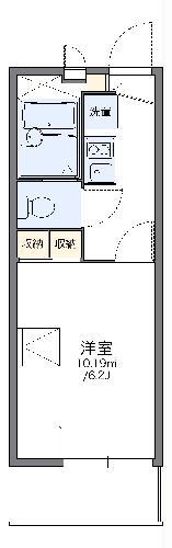 レオパレスエスポワール(1K/3階)の間取り写真