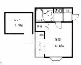 パレス清澄(1K/2階)の間取り写真