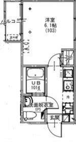 KEIAI RESIDENCE せんげん台7(1K/1階)の間取り写真
